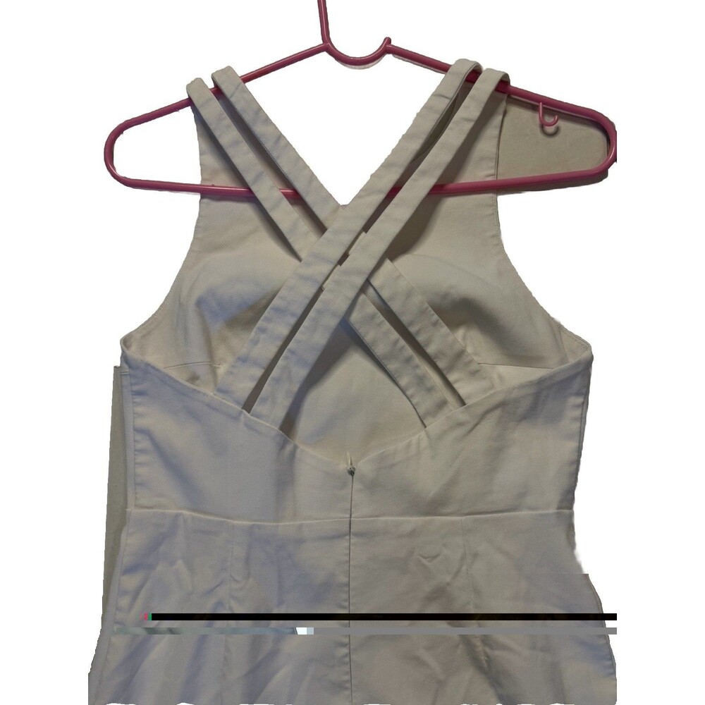 Zara White Sleeveless Sheath Mini Dress Women’s Medium EUR M USA M EU 28 - Picture 6 of 7